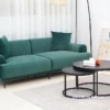Chiếc Sofa Màu Xanh dài 2m2 được thiết kế theo phong cách Bắc Âu hiện đại rất đẹp mắt