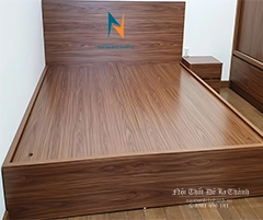Hình Ảnh Giường 1m6 Giá Rẻ Gỗ Mdf Phủ Melamine