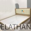 Giường ngủ 1m4x2m thành giường có 3 ngăn kéo