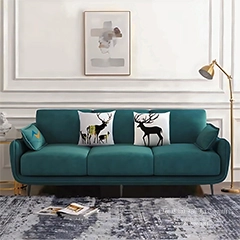 Hình ảnh sofa xanh cổ vịt