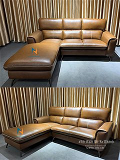 Sofa da bò Ý nhập khẩu