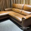 Sofa Lyman góc chữ L có 3 tựa, dành cho 3 người ngồi, thiết kế với các đường may nổi bật rất đẹp