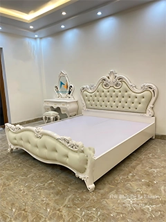 Hình Ảnh Giường Ngủ Hoàng Gia Tân Cổ Điển 1m8x2m