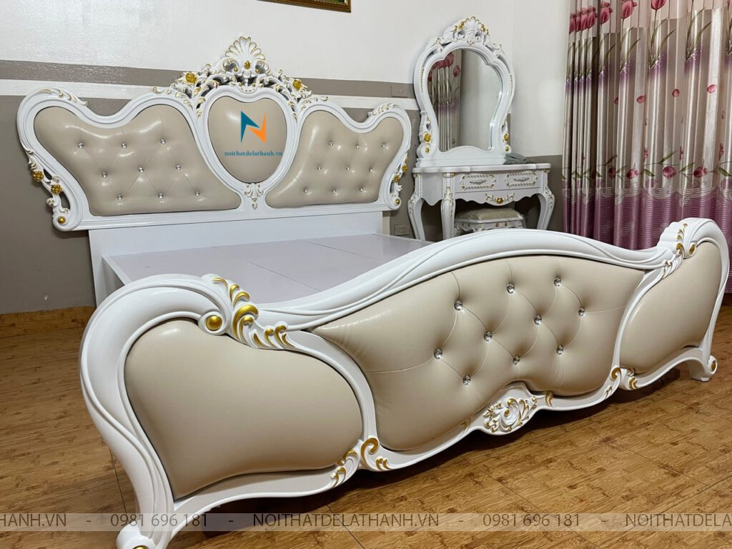 Nội Thất Đê La Thành là đơn vị cung ứng các mẫu giường tân cổ điển nhập khẩu đẹp nhất thị trường cho khách hàng