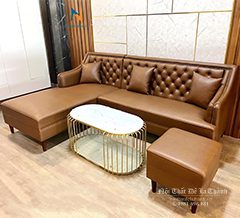 Sofa Da Góc L