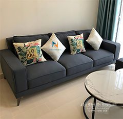 Hình ảnh sofa nỉ màu xám