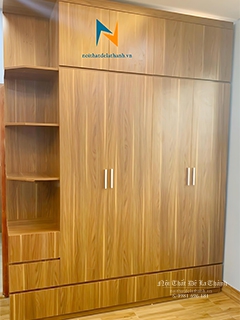 Tủ gỗ công nghiệp 5 cánh