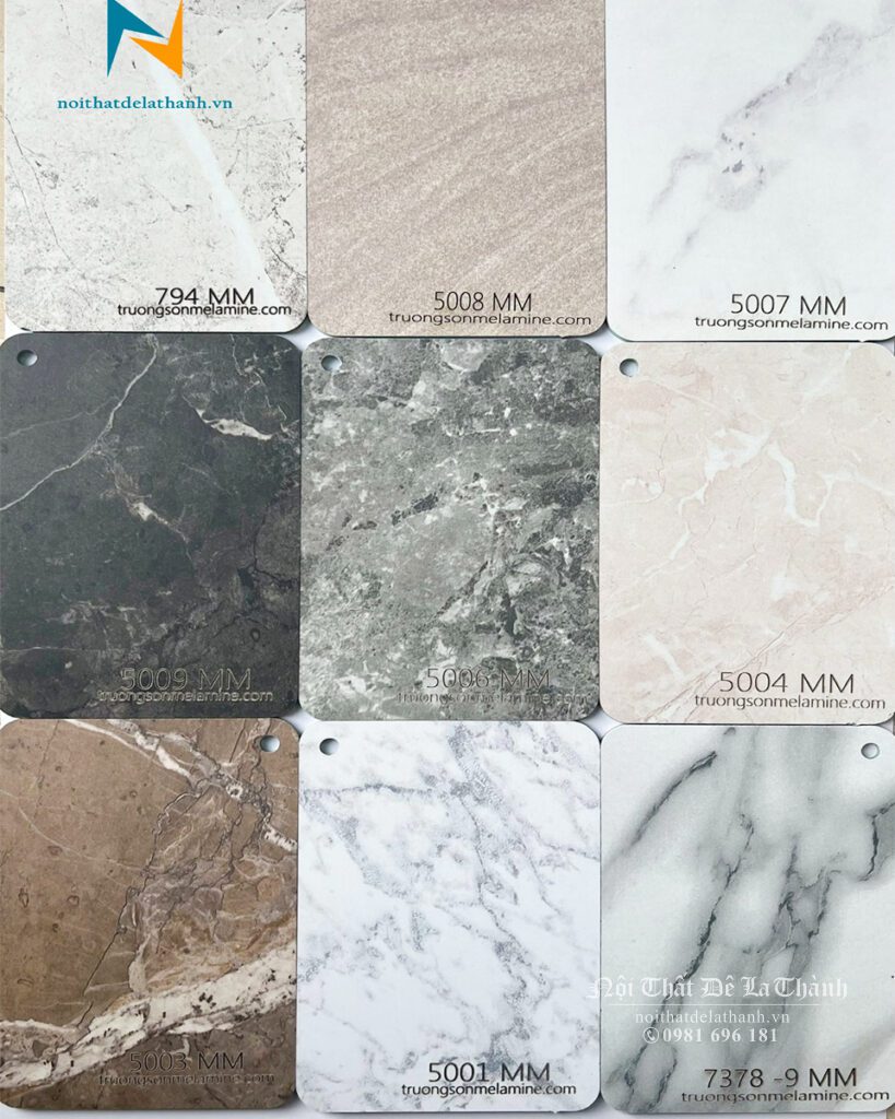 Một số mã màu vân đá của gỗ công nghiệp mdf