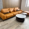 Bộ sofa da giá rẻ phù hợp với các căn phòng khách có độ rộng khoảng 20m2