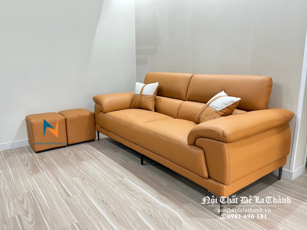 Chiếc văng sofa dài 2m1, thiết kế theo phong cách Bắc Âu Nordic rất sang trọng và đẹp mắt