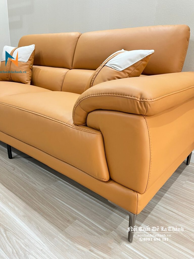 Văng sofa da thiết kế theo phong cách Bắc Âu Nordic