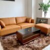 Chiếc sofa văng nhỏ thuộc phân khúc giá rẻ, chất liệu: khung xoan đào, da cleo, mút k34 cao cấp, thích hợp sử dụng trong phòng ngủ master hoặc phòng khách size nhỏ