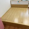 Giường 1m6 Có Ngăn Kéo, Đầu Táp Màu Trắng