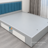 Giường ngủ MDF 1m6x2m đầu giường bọc nệm cao 90cm