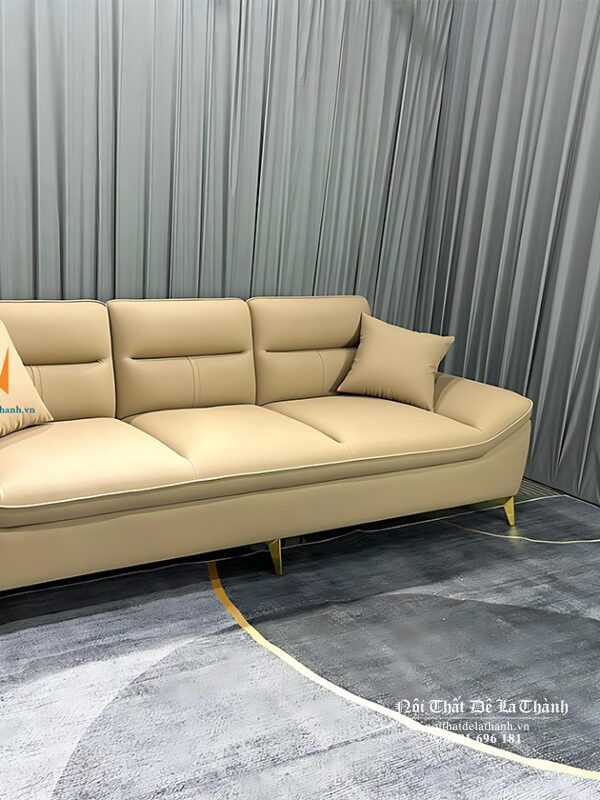 Có thêm lựa chọn đơn màu (toàn bộ văng da bọc màu ghi) cho khách hàng lựa chọn