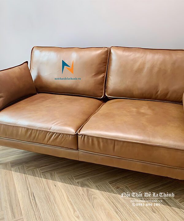 Chiếc văng da 1m2 phù hợp với các không gian phòng ngủ, hoặc phòng khách căn hộ studio nhỏ