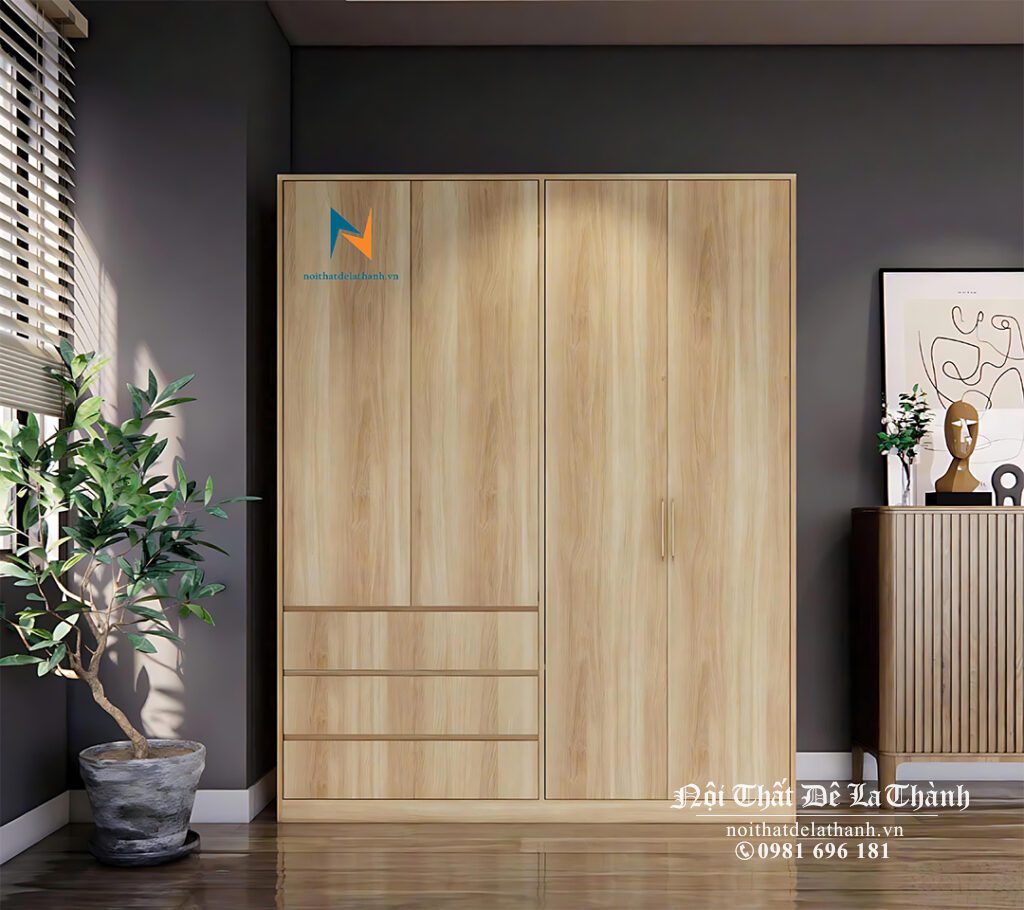 Chiếc tủ 4 cánh màu 388, kích thước 1m6x2m, phong cách hiện đại
