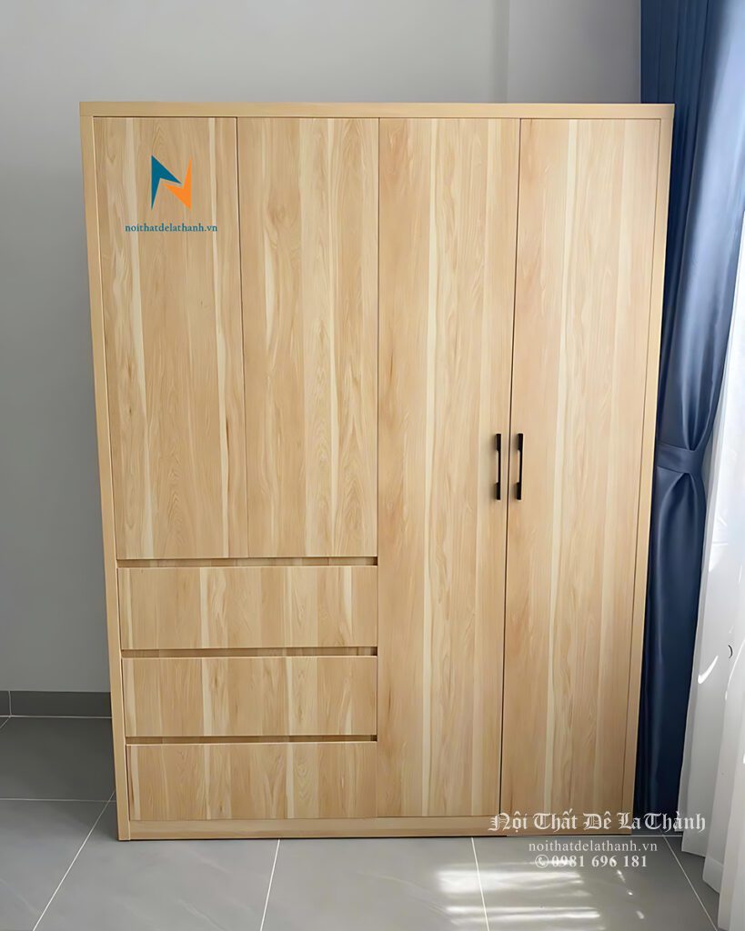 Hình ảnh thực tế chiếc tủ 1m6 đẹp hiện đại