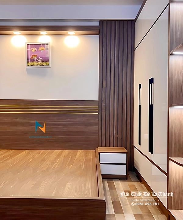 Nội Thất Đê La Thành là chuyên gia nội thất chung cư với nhiều mẫu thiết kế phòng ngủ đẹp cho chung cư