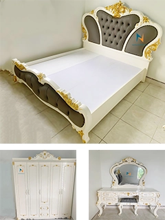 Hình Ảnh Combo Nội Thất Phòng Ngủ Tân Cổ Điển