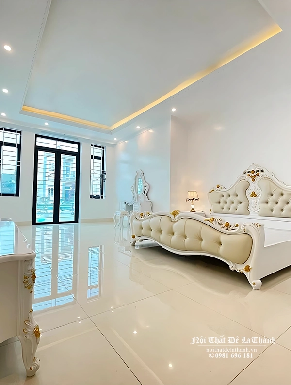 Quý Khách Muốn Sở Hữu Combo Nội Thất Phòng Ngủ Tân Cổ Điển Đẹp, Hãy Liên Hệ Ngay Với Nội Thất Đê La Thành