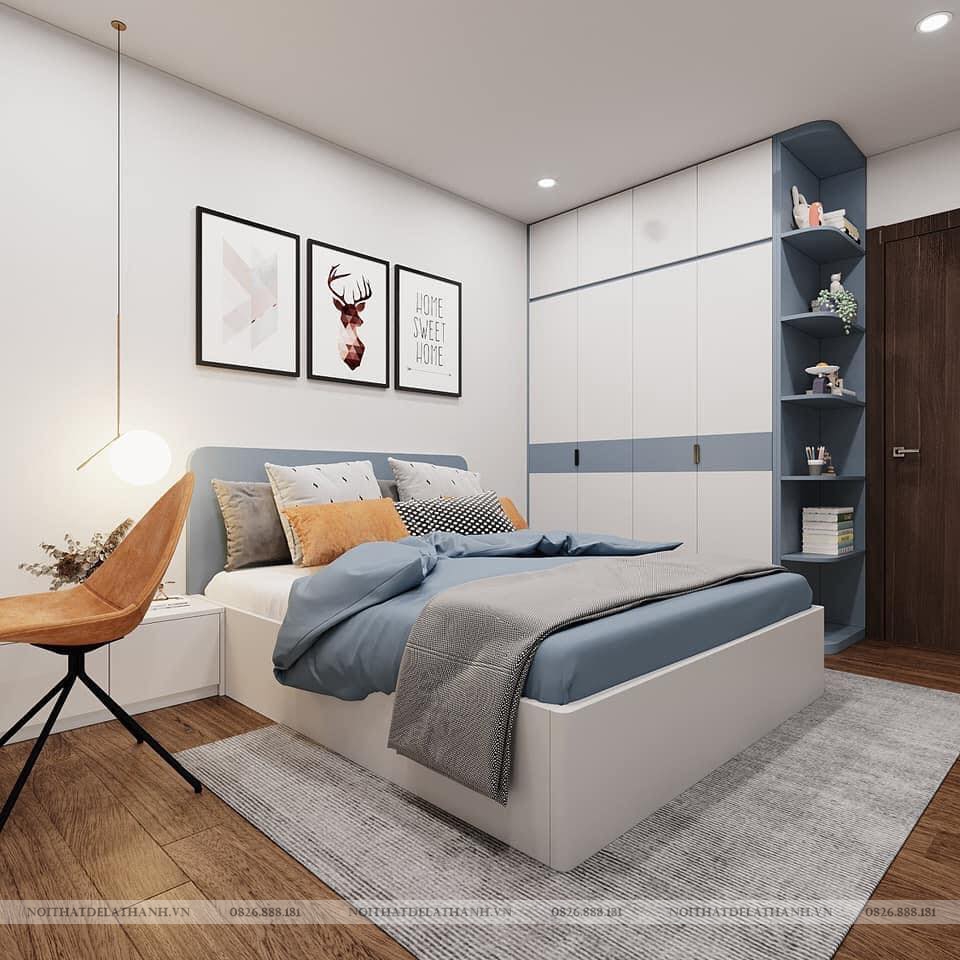 Mẫu nội thất phòng ngủ theo phong cách thiết kế tối giản