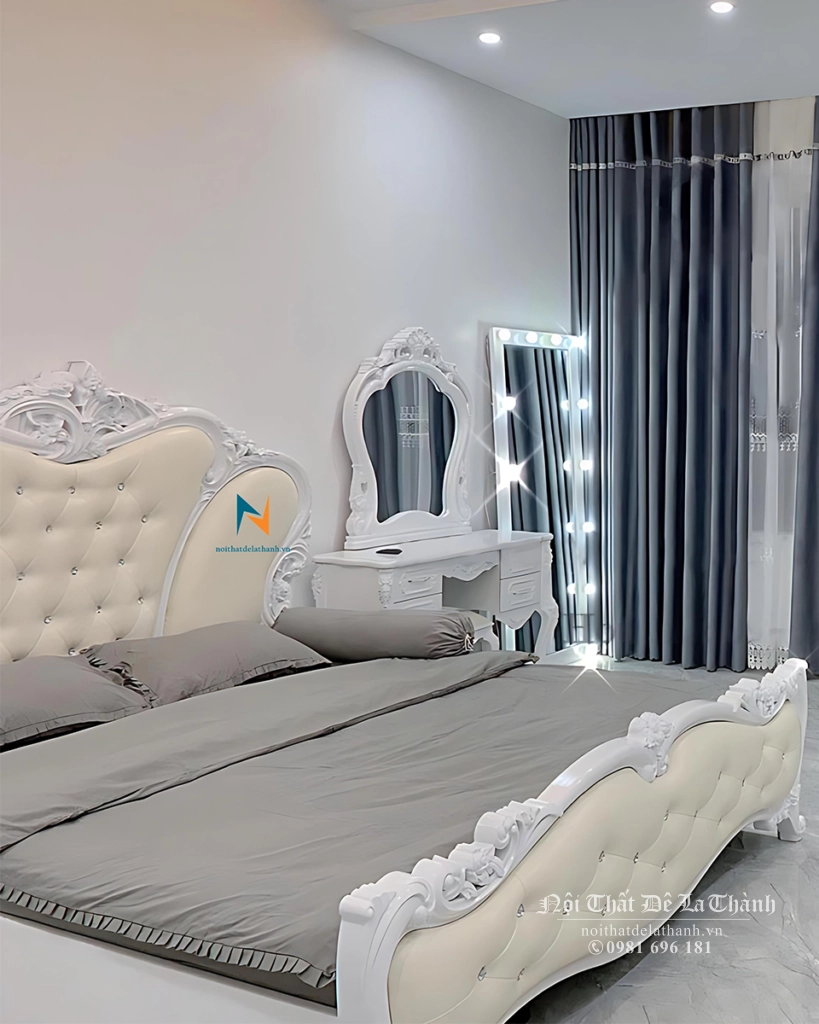 Combo Phòng Ngủ Tân Cổ Điển Đẹp Rất Đáng Sở Hữu Cho Các Bạn Trẻ Làm Phòng Cưới