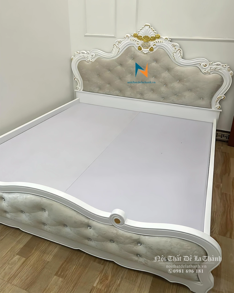 Giường ngủ tân cổ điển giá rẻ 1m6x2m