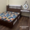 Chiếc giường đầu ôm cột là thiết kế tối ưu cho các căn phòng ngủ có chiếc cột ở góc phòng
