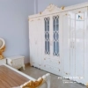 Tủ 6 cánh, 2 cánh CNC kính ở giữa, 2 ngăn kéo, 2m5 * 2m30