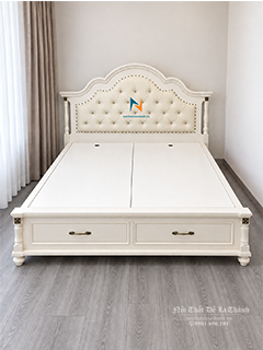 Giường Công Chúa Màu Trắng