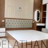 Chiếc giường phong cách hiện đại, chất liệu gỗ công nghiệp, kích thước 1m6x2m