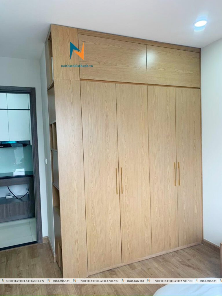 Tủ phòng trọ (chung cư mini) nên làm kịch trần để đựng được nhiều đồ