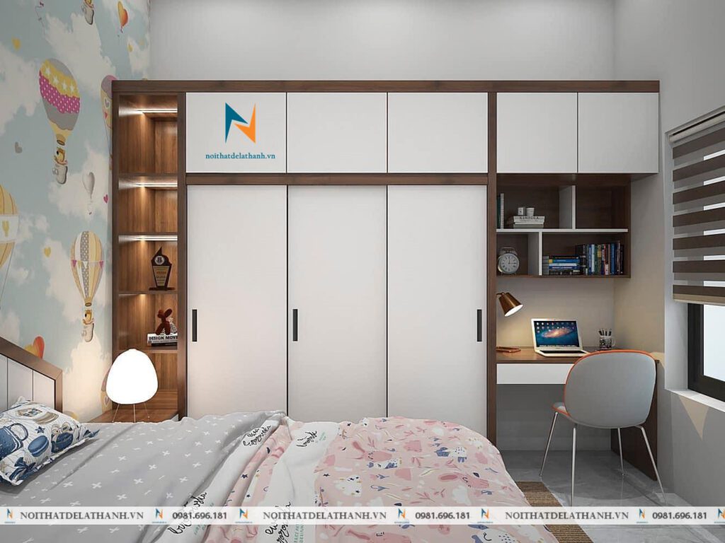 Thiết kế nội thất chung cư mini 30m2 - 1 phòng ngủ
