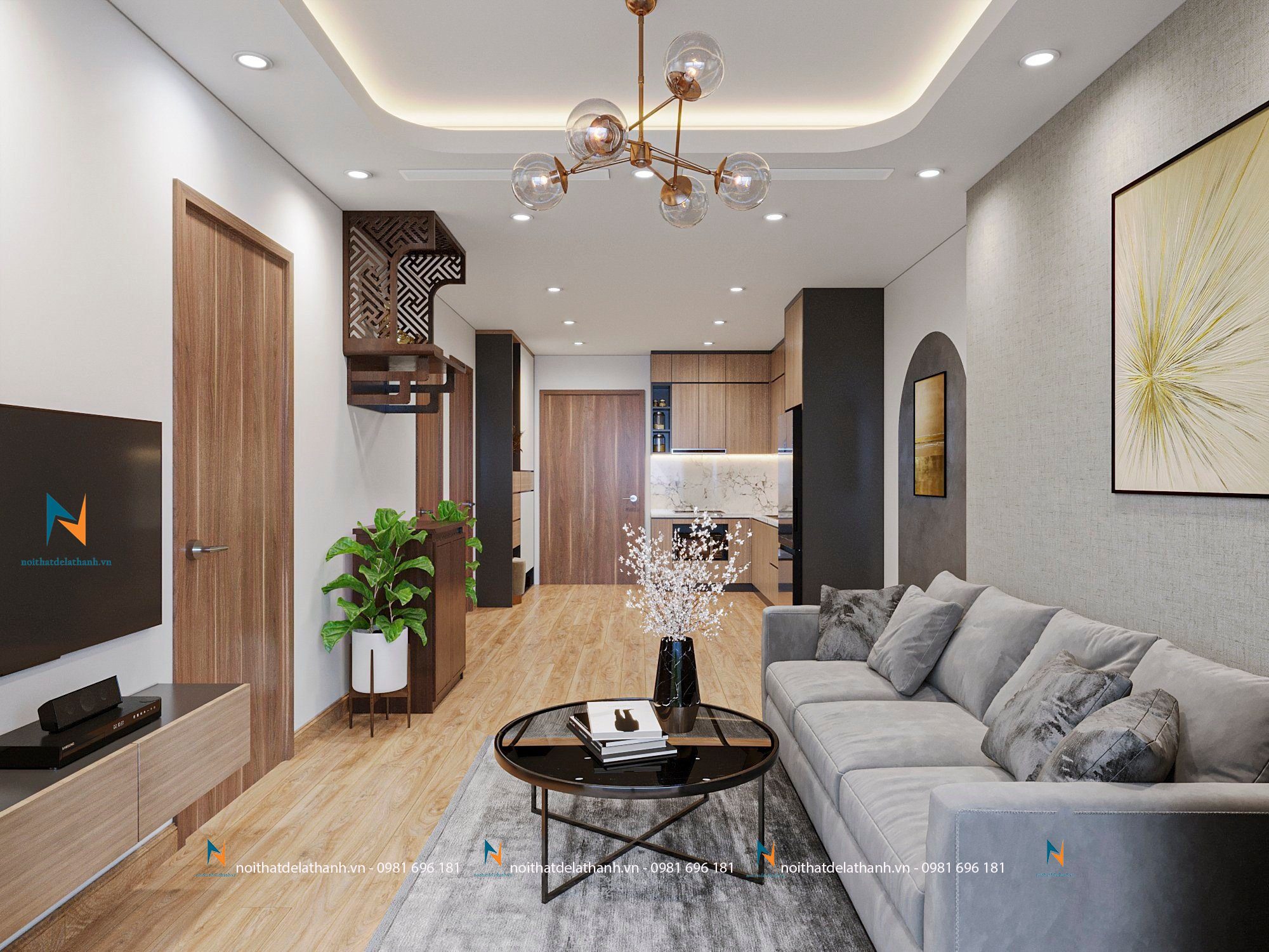 101+ Mẫu Thiết Kế Nội Thất Phòng Khách Đẹp Nhất - Nội thất Đê La Thành