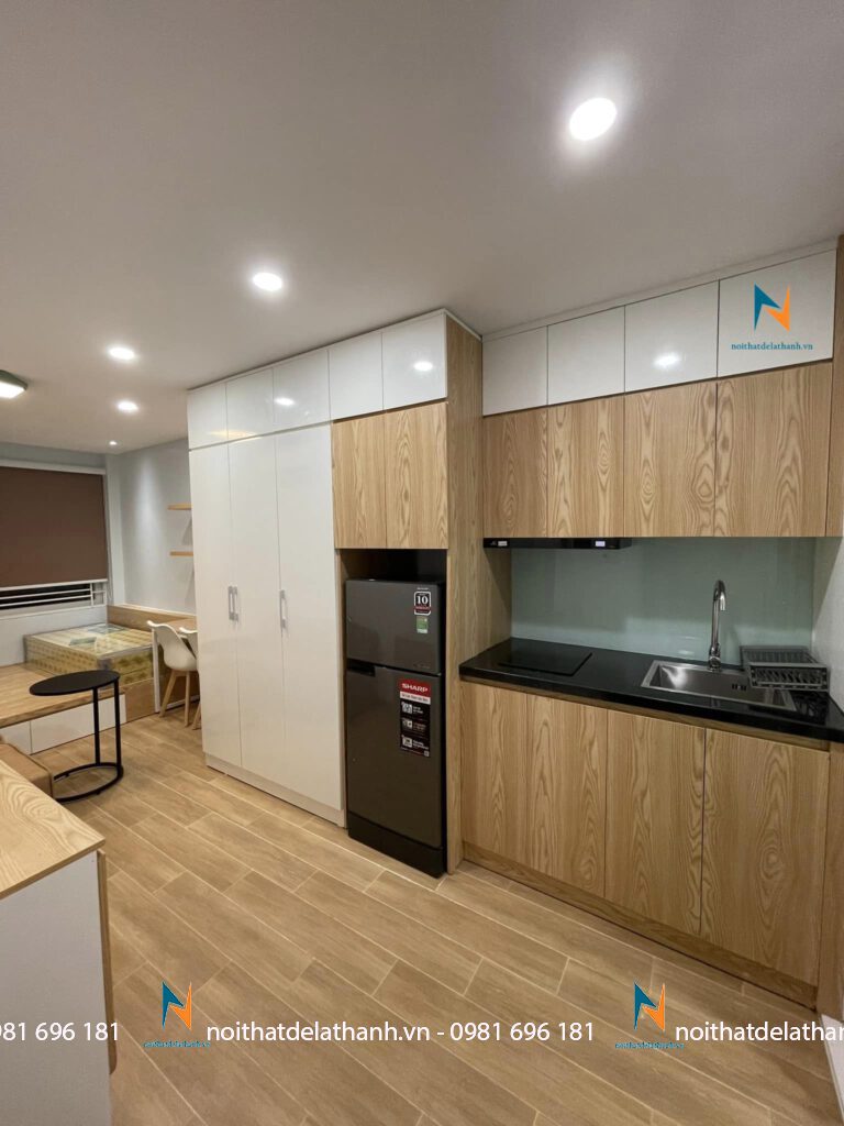 Dòng tủ bếp treo tường nhỏ giá rẻ chuyên dụng cho chung cư mini, các phòng thuê trọ...