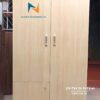 Chiếc tủ quần áo gỗ công nghiệp giá rẻ dành cho sinh viên, kích thước 80cmx2m, màu vàng 388