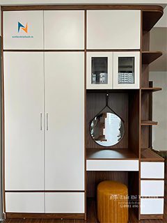 Tủ Quần Áo Kèm Bàn Trang Điểm