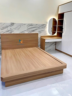 Hình ảnh giường tủ gỗ mdf