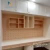 Bàn học (kiêm bàn làm việc) liền giá sách 2mx2m6 thiết kế dành cho 2 người ngồi