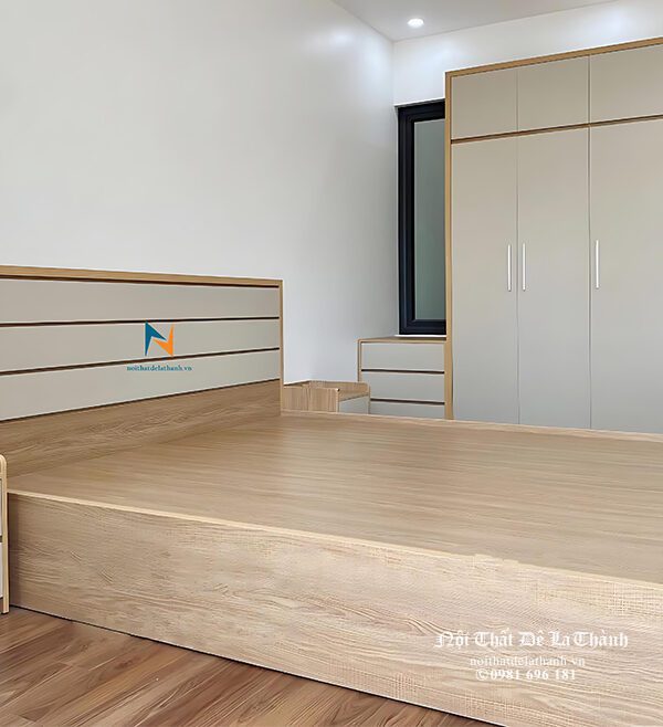 Mua giường tủ tại Nội Thất Đê La Thành khách hàng sẽ nhận được thiết kế phù hợp và ưng ý nhất