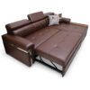 Sofa bed có ngăn chứa đồ, thiết kế 2 trong 1: vùa là sofa, khi kéo ra biến thành chiếc giường ngủ, có tựa gật gù tiện lợi