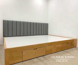Giường 2m2x2m gỗ công nghiệp mdf