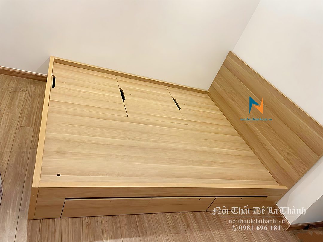 Chiếc giường ngủ thông minh hiện đại, màu 388, kích thước 1m4x2m