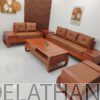 Sopha gỗ hương đá cao cấp sản xuất bởi Nội Thất Đê La Thành