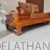Cận cảnh bộ sopha gỗ hương chân quỳ phân khúc cao cấp