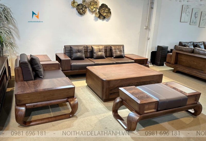 Bộ Sofa Gỗ Óc Chó