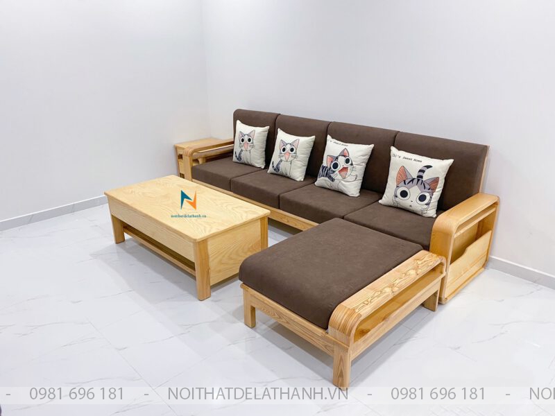 Sofa Gỗ Hiện Đại Đơn Giản