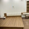 Chiếc giường bay phong cách Nhật Bản, chất liệu gỗ công nghiệp MDF, kích thước 2mx2m2x25cm