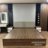 Giường có nệm đầu giường 1m8x2m